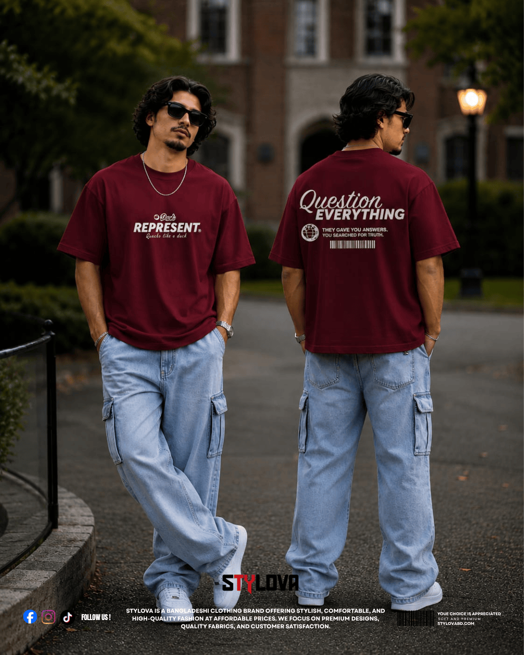 Drop Shoulder T Shirt | SF-08